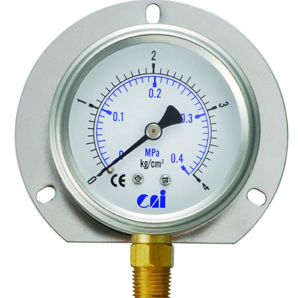 直立式充油附背緣壓力計