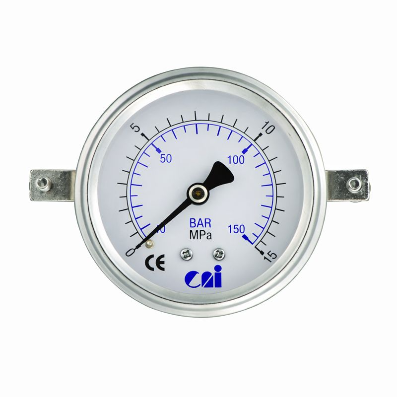 埋入式充油附U型取付壓力計