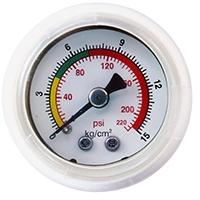 埋入式全塑膠PP充油壓力計